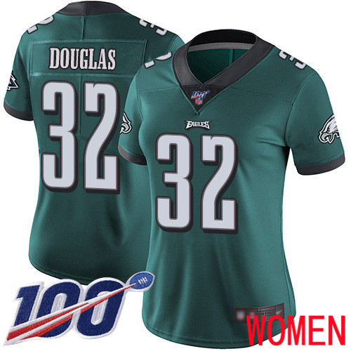 Women Philadelphia Eagles #32 Rasul Douglas Midnight Green Team Color Vapor Untouchable NFL Jersey Limited 100th->women nfl jersey->Women Jersey